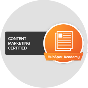 Hubspot content marketing certified